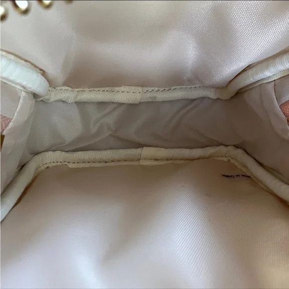 🆕 Stoney Clover Lane Vegan Leather Pink Shell Embossed Peach Mini Pouch - Picture 5 of 6